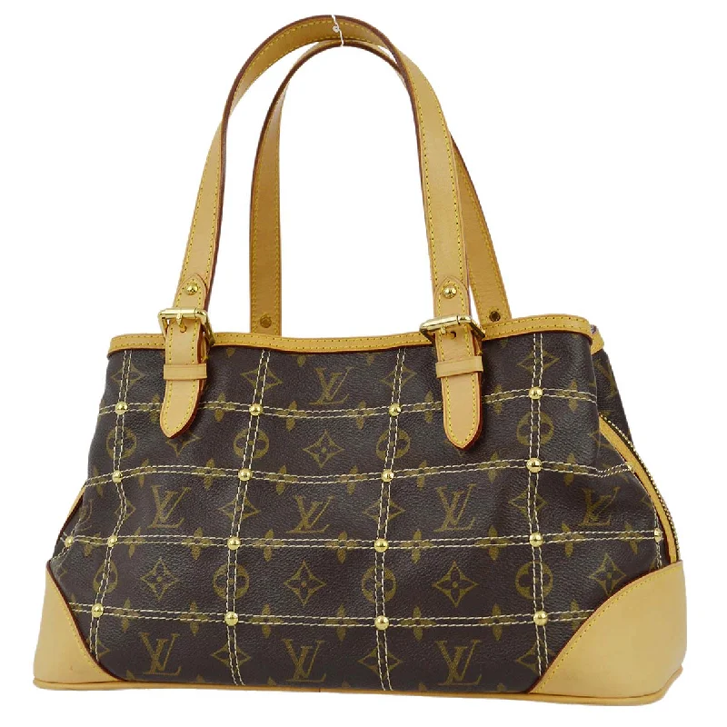 Louis Vuitton bags with a snap - button closure and a decorative charm for styleLouis Vuitton 2007 Monogram Rivet M40140