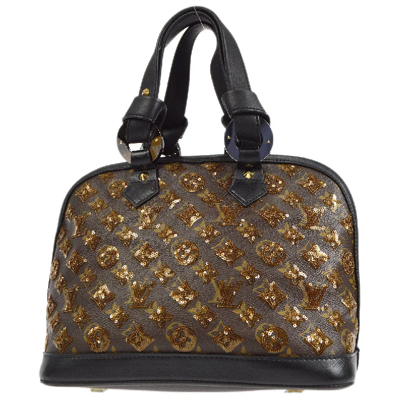 Louis Vuitton bags with a detachable mirror inside for on - the - go touch - upsLouis Vuitton 2009 ALMA 30 MONOGRAM ECLIPSE M40245