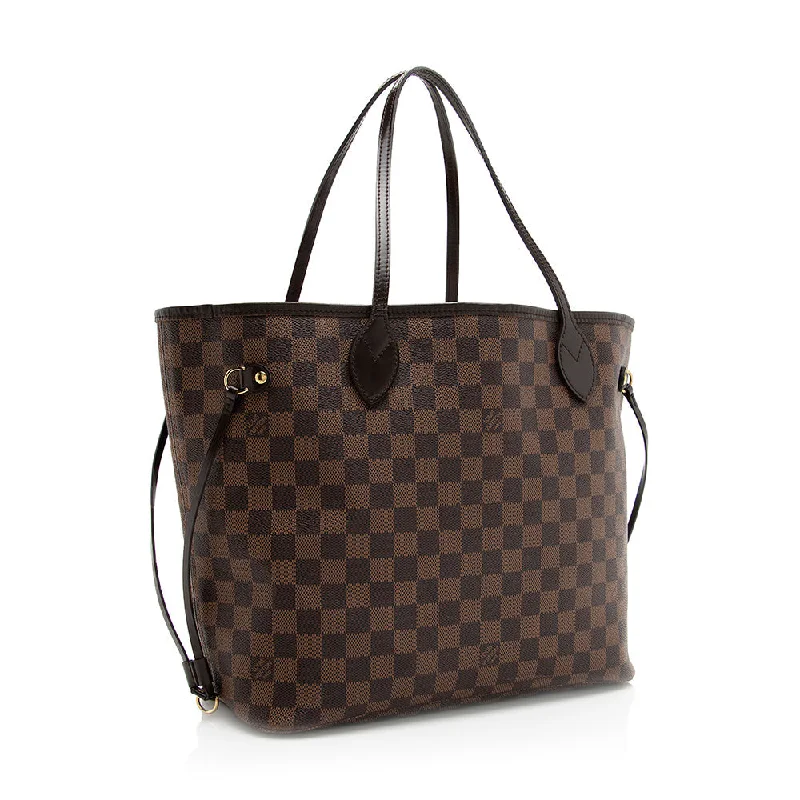 Louis Vuitton backpacks with a multi - pocket organization for functionalityLouis Vuitton Damier Ebene Neverfull MM Tote (20010)