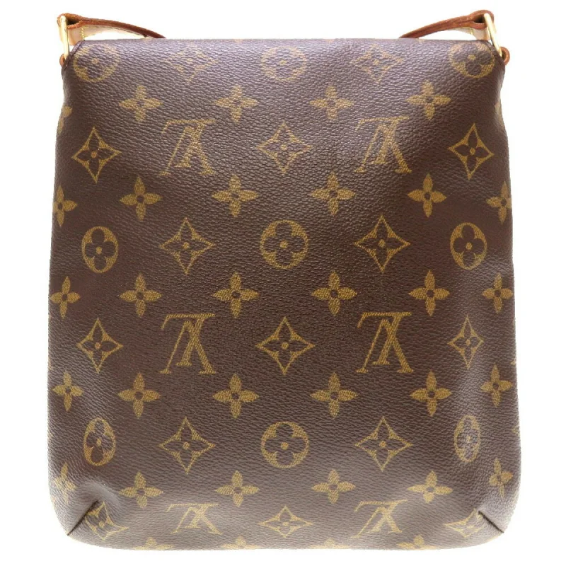 Louis Vuitton bags with a snap - button closure and a decorative charm for styleLOUIS VUITTON Monogram Musette Salsa Short Strap M51258 Shoulder Bag 0103