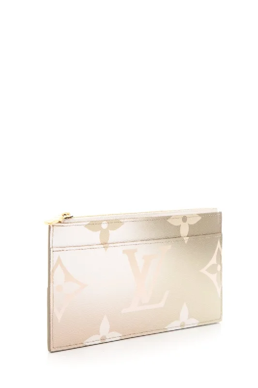 Louis Vuitton Alma bags featuring the signature top - handle designLouis Vuitton Monogram Sunset Khaki Slim Purse Wallet