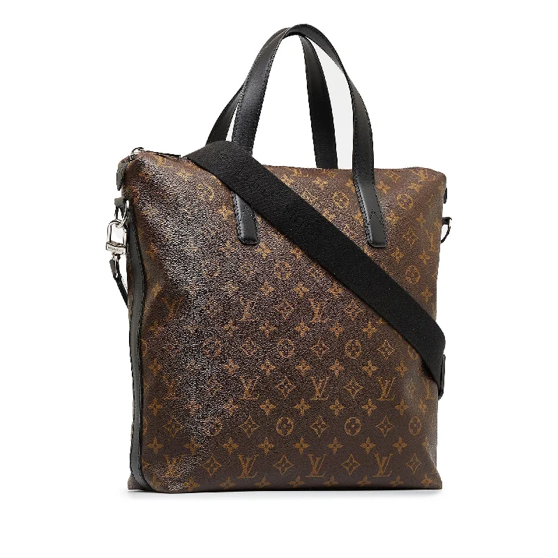 Louis Vuitton tote bags with a water - resistant coating for outdoor useLOUIS VUITTON Monogram Macassar Davis Satchel