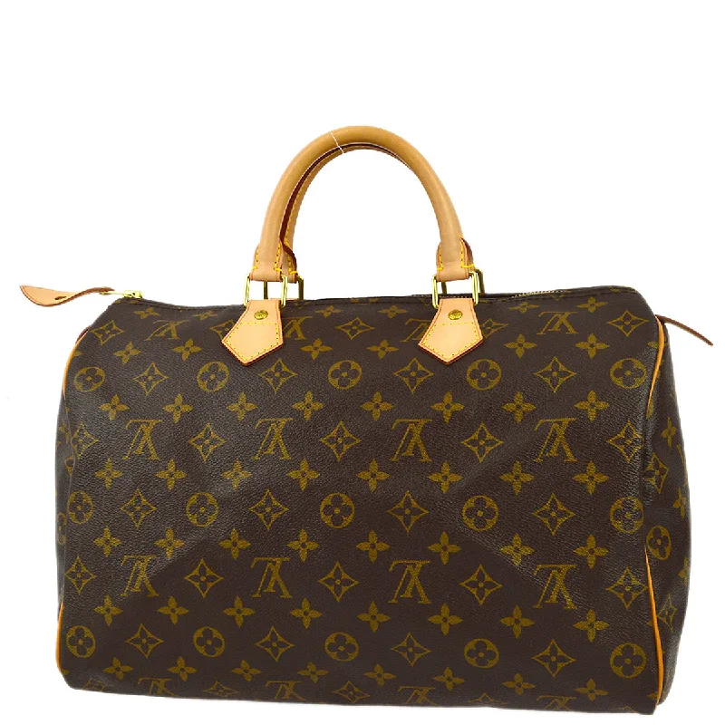 Louis Vuitton tote bags with a double - handle and shoulder - strap optionLouis Vuitton 2006 Monogram Speedy 35 M41524