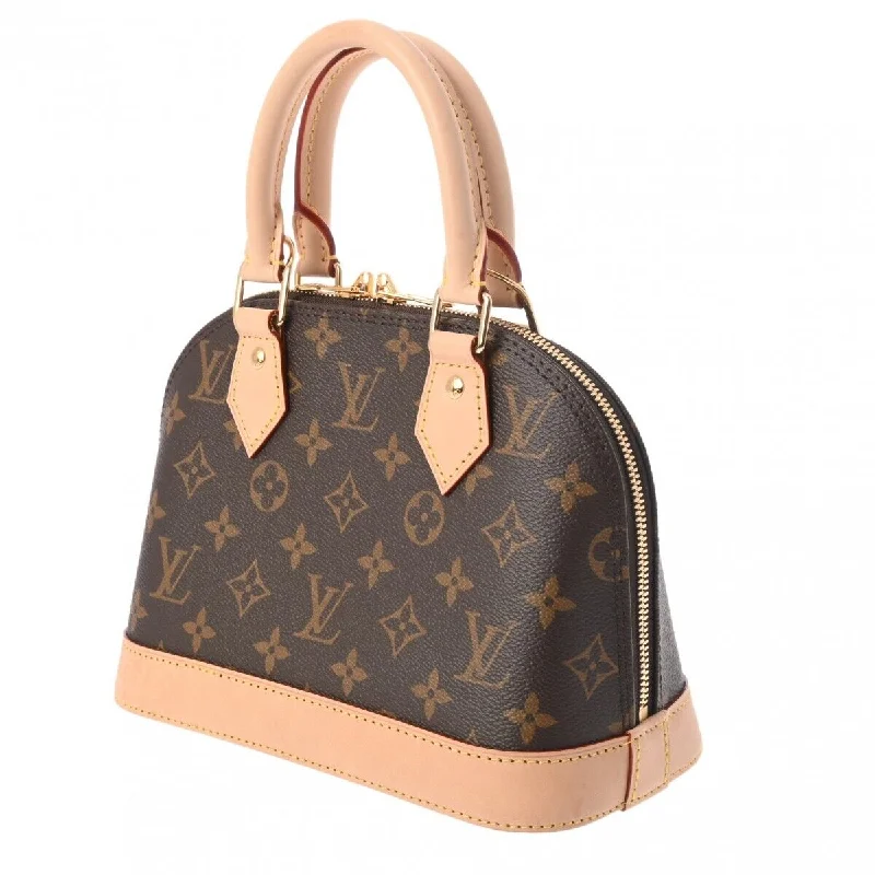 Louis Vuitton tote bags with a water - resistant coating for outdoor useLouis Vuitton Alma Bb 2Way Brown Hand