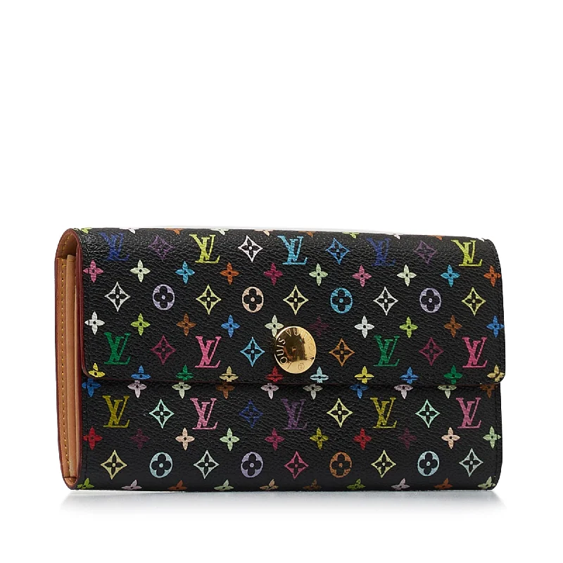 Ladies Louis Vuitton Capucines bags with gold - toned hardwareLouis Vuitton Monogram Multicolore Sarah Long Wallet Long Wallets