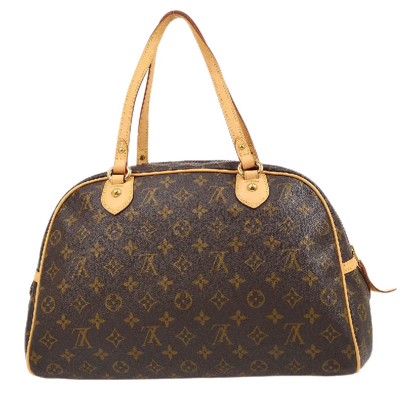 Louis Vuitton handbags with a patent - leather finish for a shiny lookLouis Vuitton 2008 MONTORGUEIL GM M95566