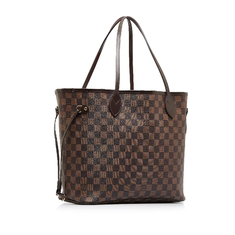 Louis Vuitton Neverfull bags with large capacity for everyday essentialsLouis Vuitton Damier Ebene Neverfull MM (aOKSRW)