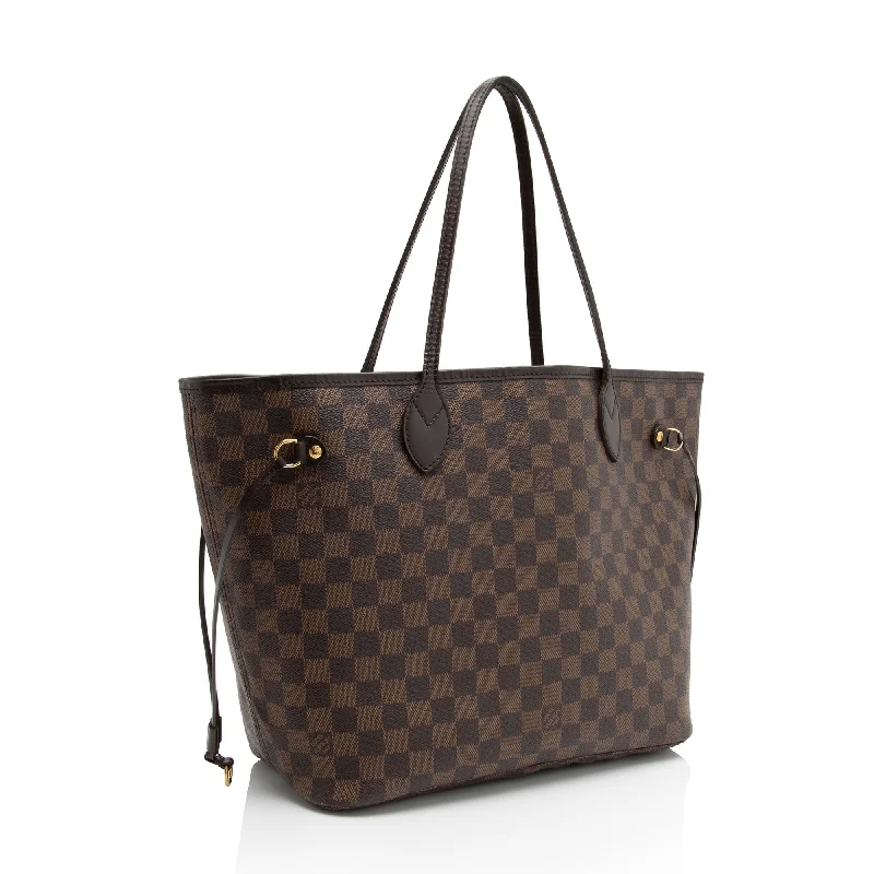 Louis Vuitton Petite Malle bags with a hard - shell structure for uniquenessLouis Vuitton Damier Ebene Neverfull MM Tote (JfUGgm)