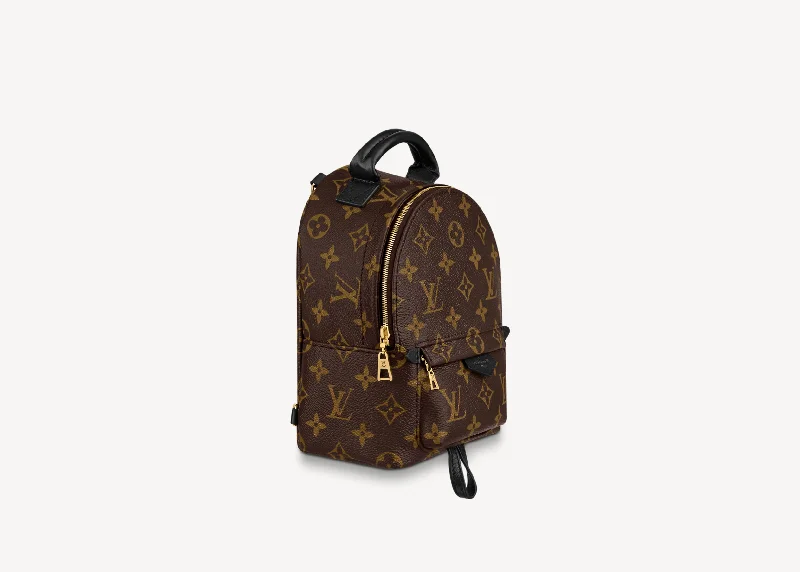 Louis Vuitton tote bags with a water - resistant coating for outdoor useLOUIS VUITTON MONOGRAM PALM SPRINGS MINI BACKPACK