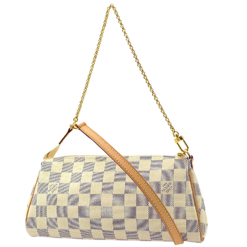 Louis Vuitton Alma bags with a leather - wrapped handle for a luxurious feelLouis Vuitton 2009 Damier Azur Eva 2way Shoulder Handbag N55214