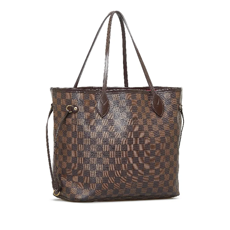 Louis Vuitton bags with a detachable mobile phone holder for convenienceLouis Vuitton Damier Ebene Neverfull MM (gGAqCN)