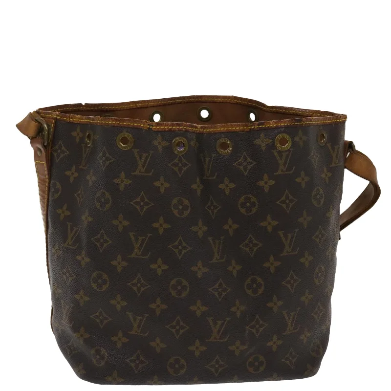 Louis Vuitton tote bags with a double - handle and shoulder - strap optionLouis Vuitton Monogram Petit Noe Shoulder Bag M42226 LV  48305