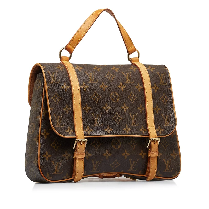 Louis Vuitton bags with a chain - link trim and a leather body for a modern edgeLOUIS VUITTON Monogram Marelle Sac a Dos Backpack