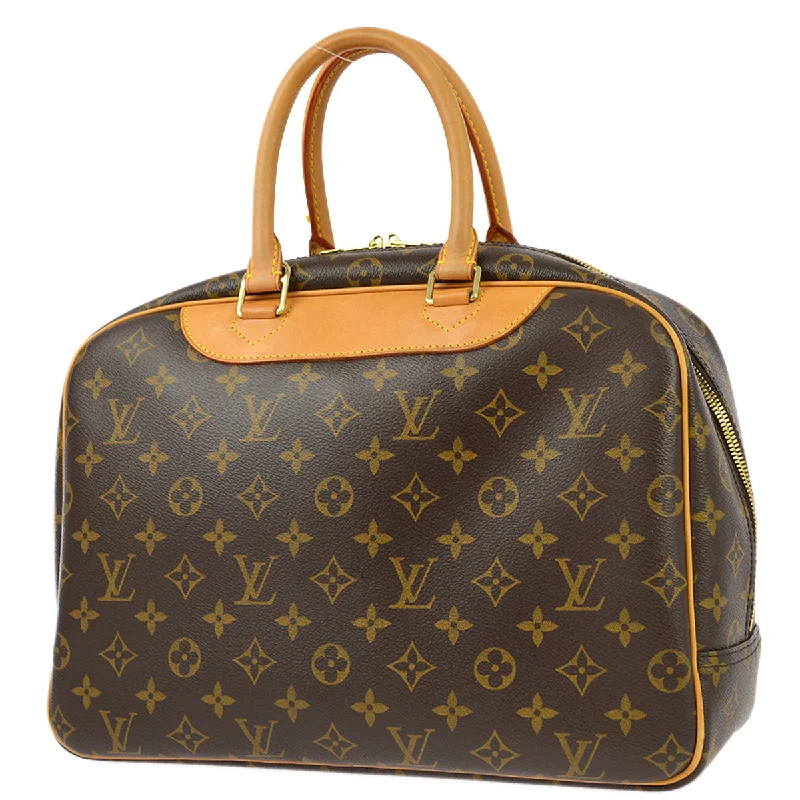 Louis Vuitton handbags with a back - zip pocket for storing valuablesLouis Vuitton 2008 Monogram Deauville M47270