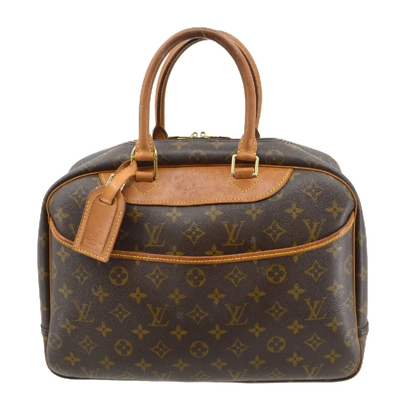 Louis Vuitton Twist bags with a contrast - colored interior for visual interestVintage Louis Vuitton Handbag Deauville M47270 Monogram Brown