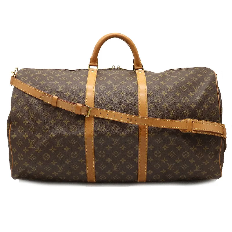 Ladies Louis Vuitton shoulder bags with a single - handle silhouetteLouis Vuitton Keepall Bandouliere 60