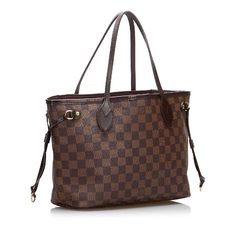 Medium - sized Louis Vuitton tote bags for work and shoppingLouis Vuitton Damier Ebene Neverfull PM (QgLH6w)