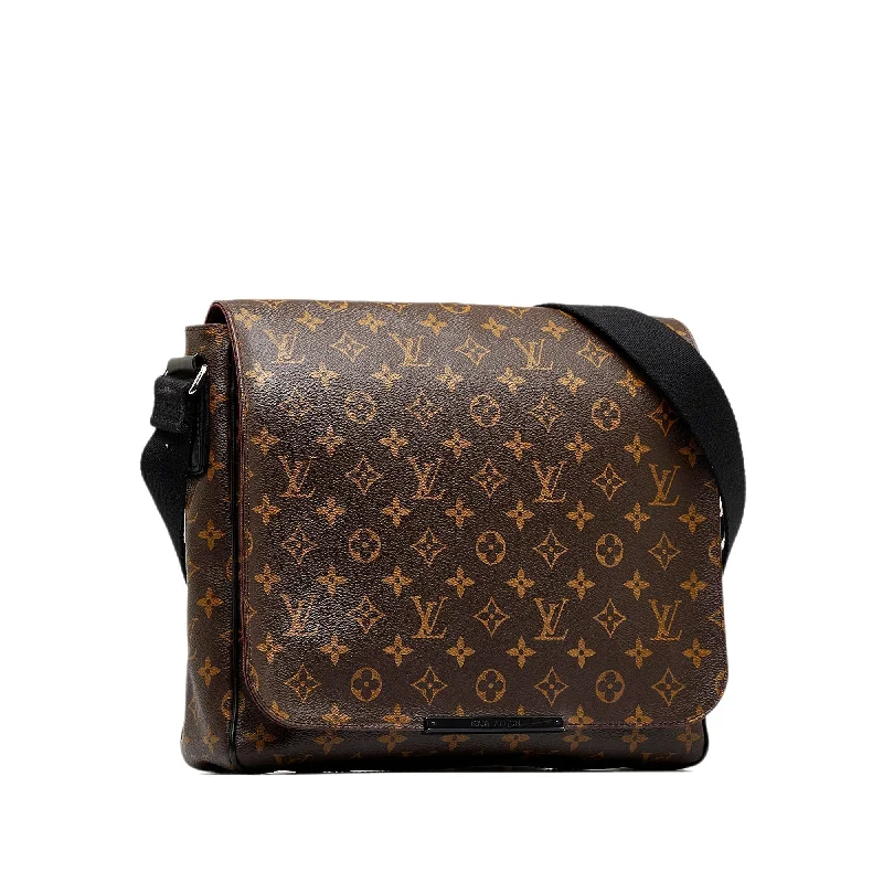 Louis Vuitton Twist bags with a snakeskin - effect panel for a bold lookLOUIS VUITTON Monogram Macassar District MM Crossbody Bag