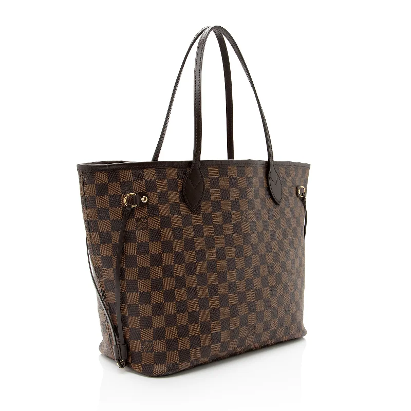 Louis Vuitton bags with a detachable mobile phone holder for convenienceLouis Vuitton Damier Ebene Neverfull MM Tote (jXsB0m)