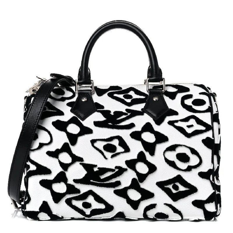 Louis Vuitton Alma bags featuring the signature top - handle designLouis Vuitton X UF Tufted Monogram Speedy Bandouliere 25