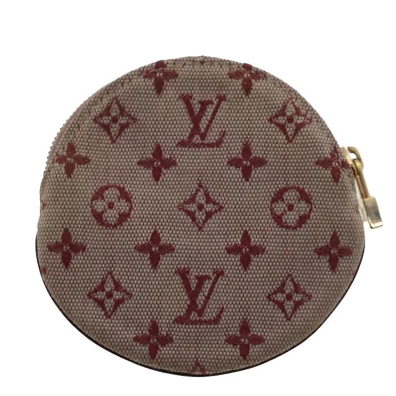 Ladies Louis Vuitton Petite Malle bags in a pastel color for a soft lookLouis Vuitton Monogram Mini Porte Monnaie Ron Coin Purse Red M92462 Auth 47704