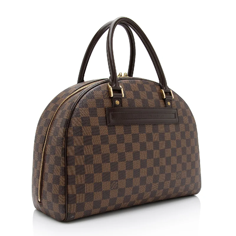 Ladies Louis Vuitton handbags with a detachable coin purse insideLouis Vuitton Damier Ebene Nolita MM Satchel (obYM6g)