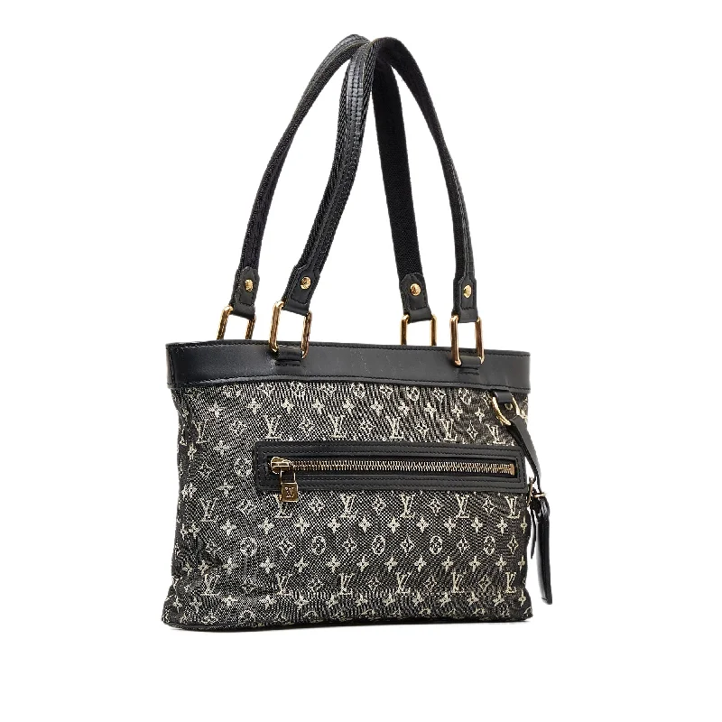 Louis Vuitton crossbody bags with a woven leather strap for textureLOUIS VUITTON Monogram Mini Lin Lucille PM Shoulder Bag