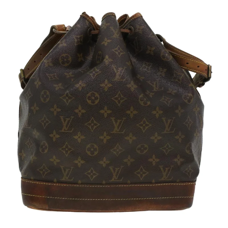 Louis Vuitton Alma bags with a monogram - embossed leather surfaceLouis Vuitton Monogram Noe Shoulder Bag M42224 LV Auth cl578