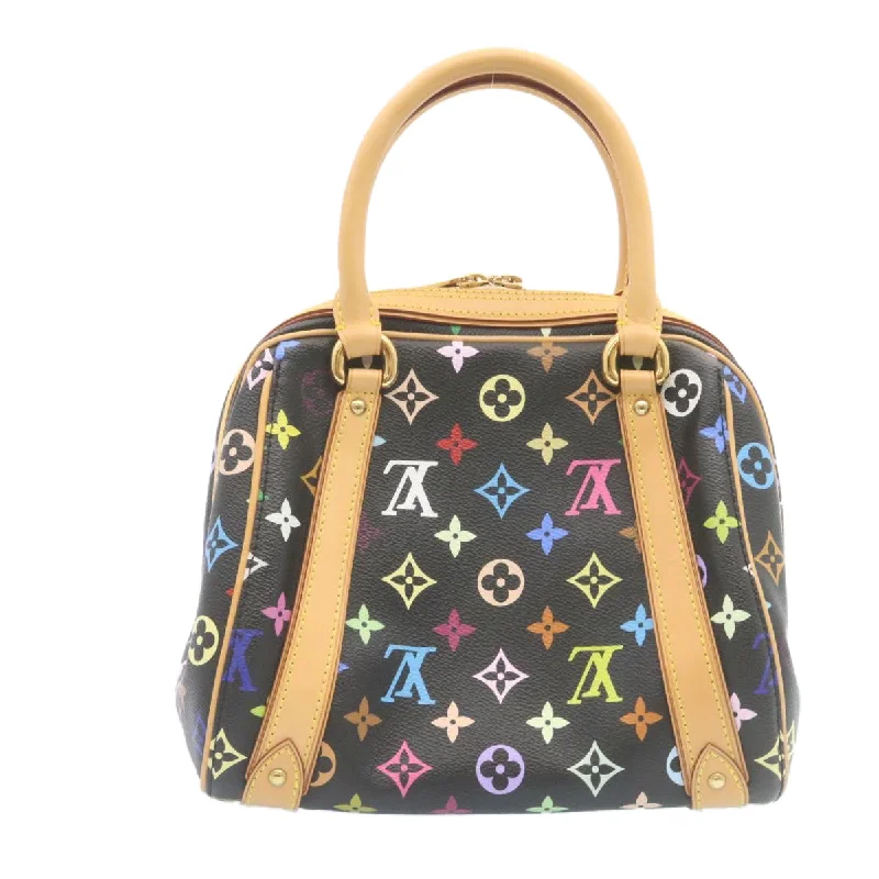 Medium - sized Louis Vuitton tote bags for work and shoppingLOUIS VUITTON Monogram Multicolor Priscilla Hand Bag Black M40097 LV  27844A