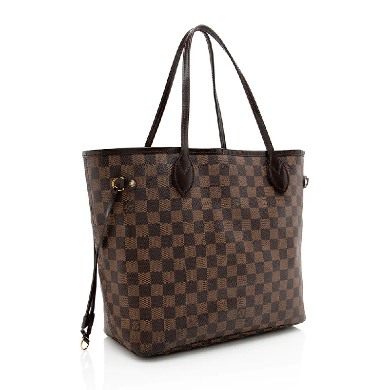 Ladies Louis Vuitton Capucines bags with a detachable shoulder strapLouis Vuitton Damier Ebene Neverfull MM Tote (21931)