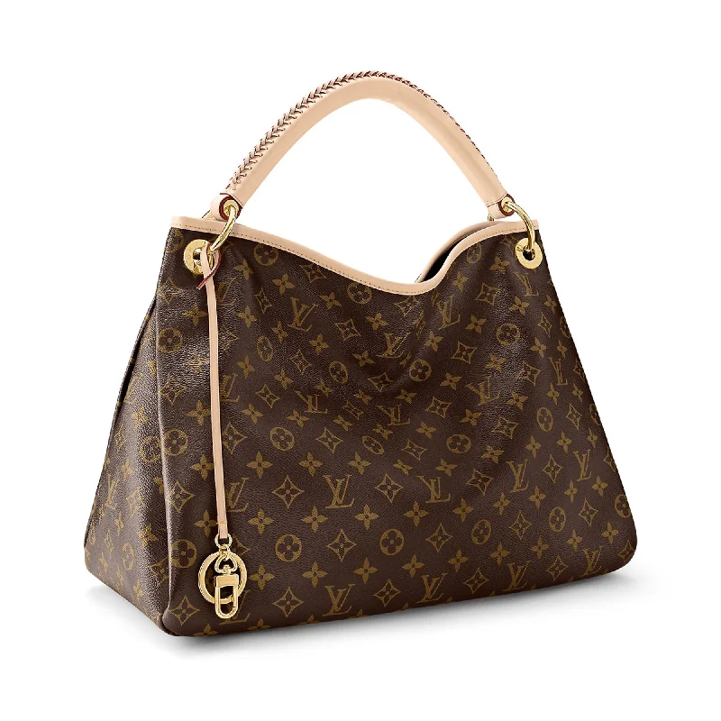 Louis Vuitton handbags with a beaded trim for a touch of glamourLouis Vuitton ARTSY NV MM Monogram