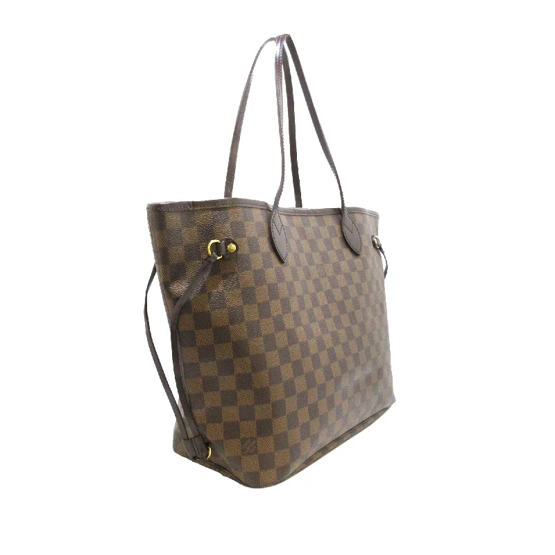 Louis Vuitton bags with a front - zip pocket for small items like keysLouis Vuitton Damier Ebene Neverfull MM (7H23xE)