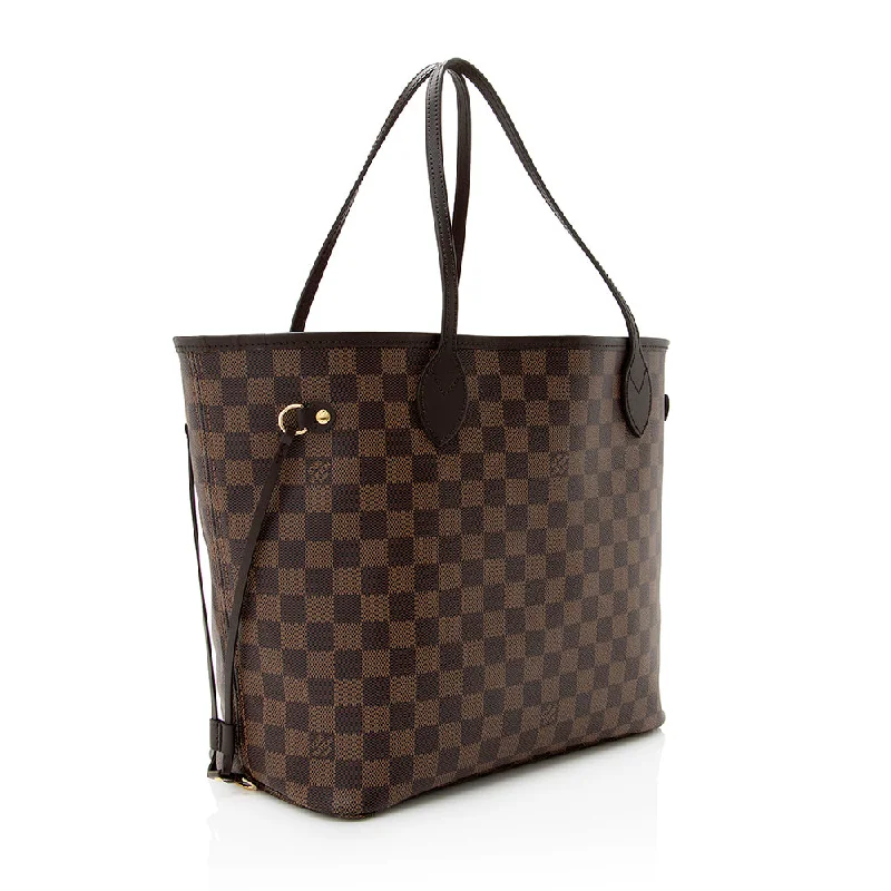 Louis Vuitton Twist bags with a snakeskin - effect panel for a bold lookLouis Vuitton Damier Ebene Neverfull MM Tote (21695)