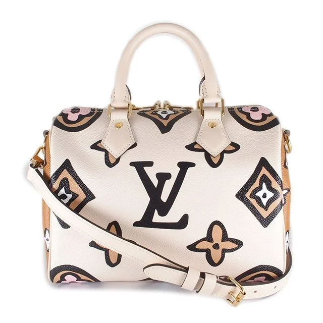 Louis Vuitton Twist bags with a crystal - embellished LV - turnlockLouis Vuitton Speedy 25 Bandouliere Bag Wild at Heart Monogram Giant