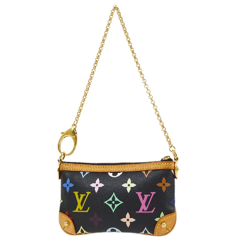 Louis Vuitton Alma bags with a leather - wrapped handle for a luxurious feelLouis Vuitton 2008 Multicolor Pochette Milla PM M60099