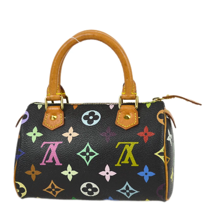 Louis Vuitton bags with a detachable mobile phone holder for convenienceLouis Vuitton 2000s Multicolor Mini Speedy M92644