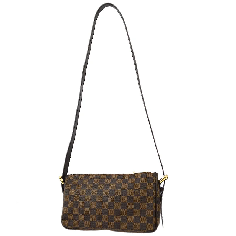 Louis Vuitton tote bags with a printed LV logo on the front for brand visibilityLouis Vuitton 2008 Damier Ravello GM N60006