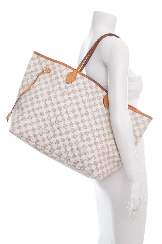 Louis Vuitton Speedy bags in monogram canvas for a classic lookLouis Vuitton Monogram Neverfull GM Damier Azur Tote