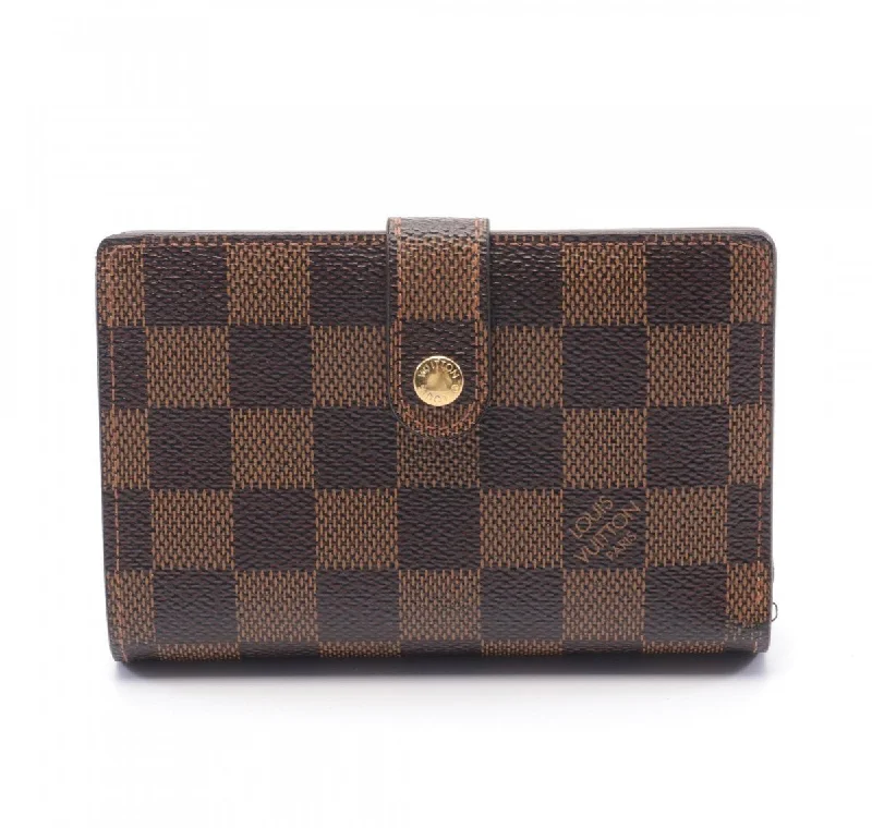 Louis Vuitton bags with a front - zip pocket for small items like keysLouis Vuitton Portefeuille Vienois Damier Ebene Bifold Wallet