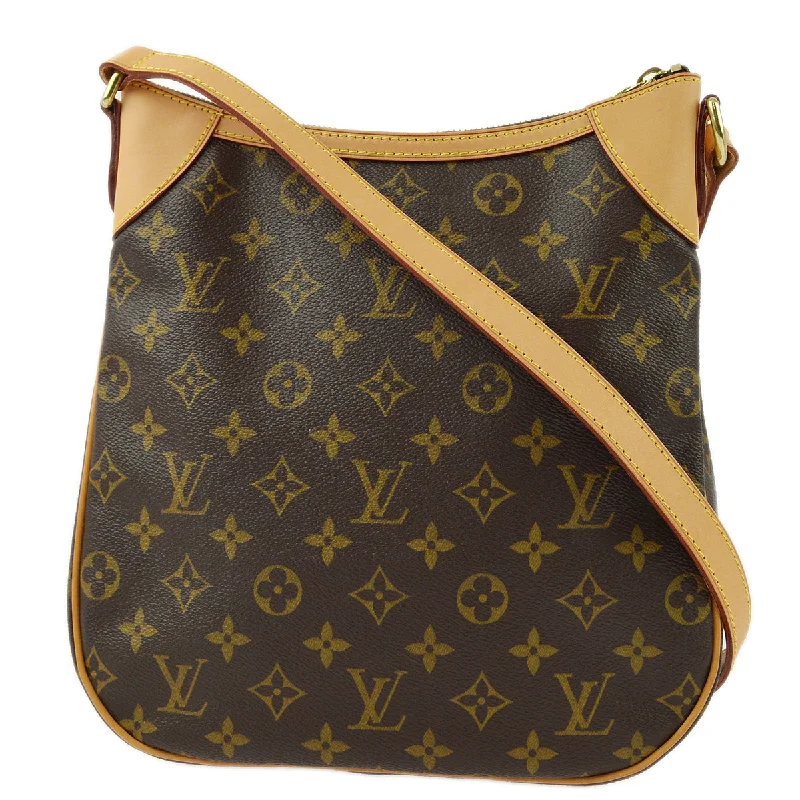 Louis Vuitton backpacks with a padded back panel for comfort during long - wearLouis Vuitton 2009 Monogram Odeon PM Shoulder Bag M56390