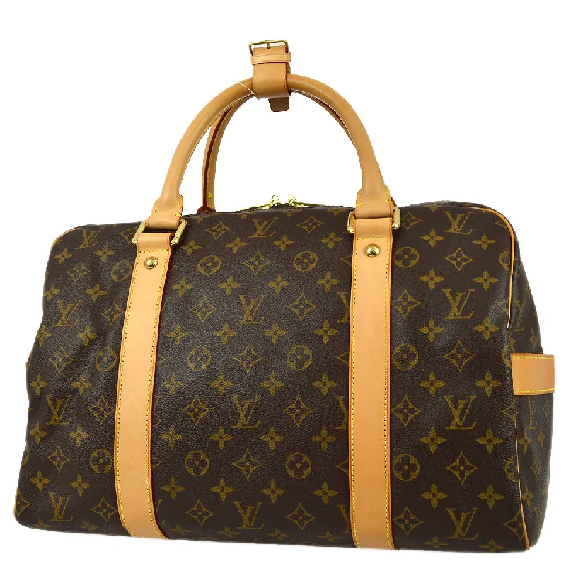 Ladies Louis Vuitton shoulder bags with a single - handle silhouetteLouis Vuitton 2008 Monogram Carryall M40074