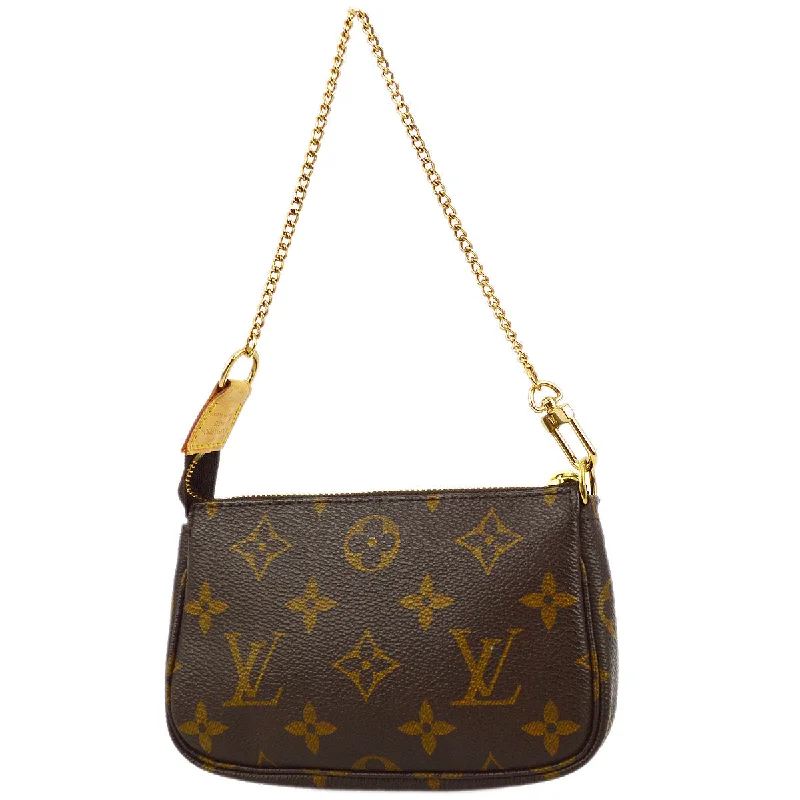 Louis Vuitton Twist bags with a snakeskin - effect panel for a bold lookLouis Vuitton 2007 Monogram Mini Pochette Accessoires Handbag M58009