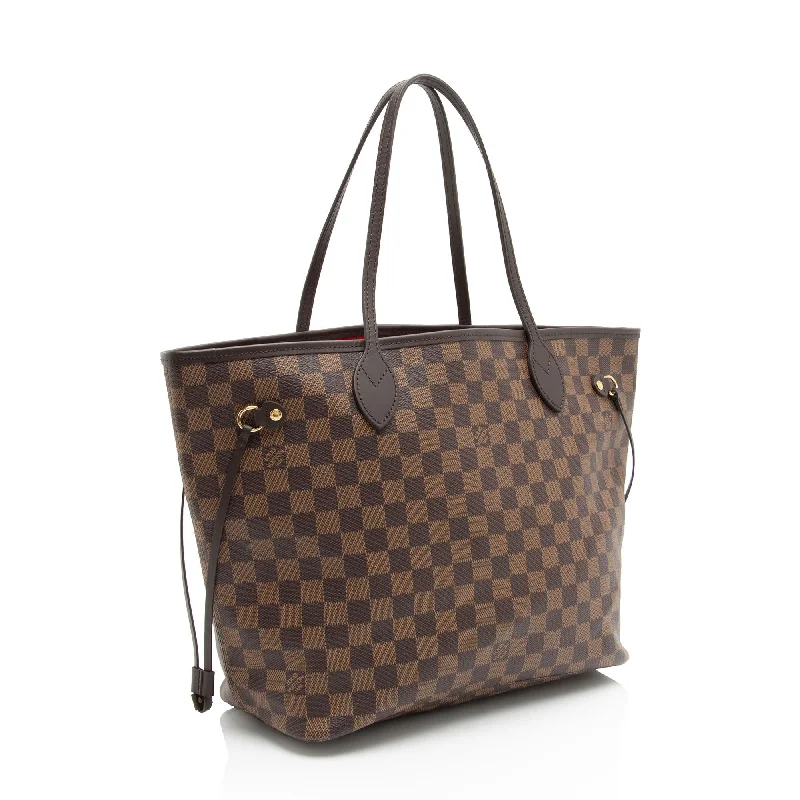 Louis Vuitton bags with a zippered interior pocket for better organizationLouis Vuitton Damier Ebene Neverfull MM Tote (MGX6T7)