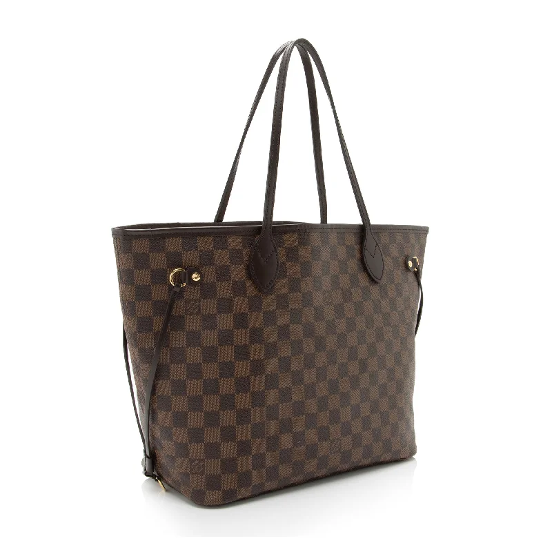 Louis Vuitton tote bags with a spacious interior and multiple pocketsLouis Vuitton Damier Ebene Neverfull MM Tote (DD4msX)