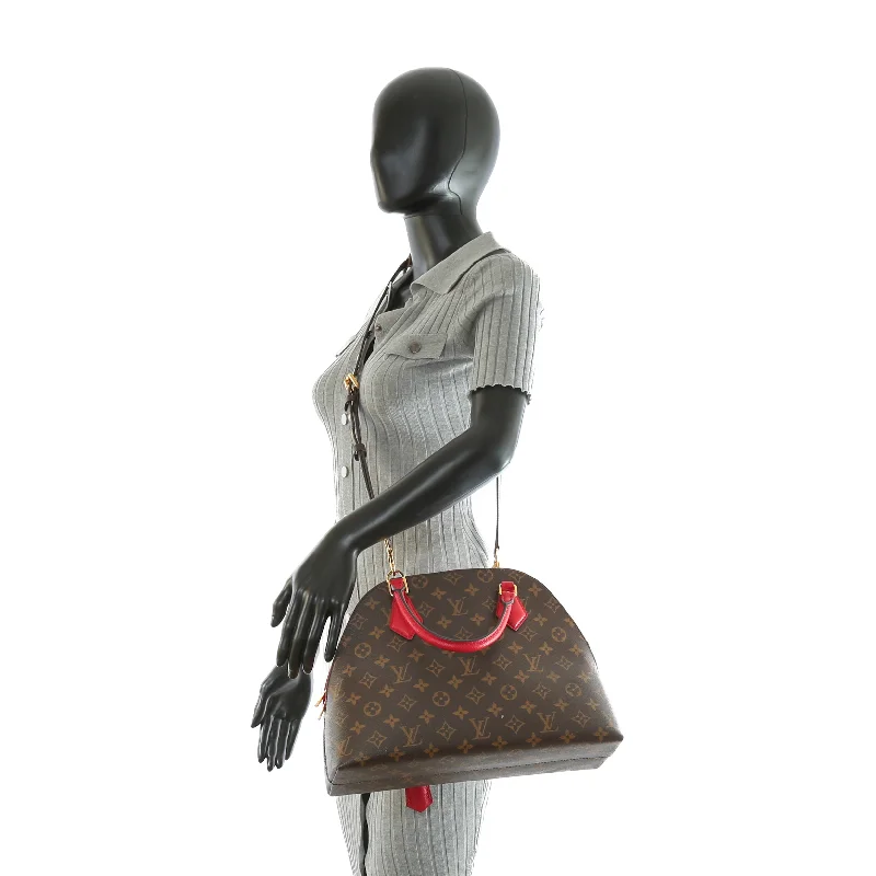 Louis Vuitton Twist bags with a snakeskin - effect panel for a bold lookLOUIS VUITTON Alma BNB Monogram Cerise