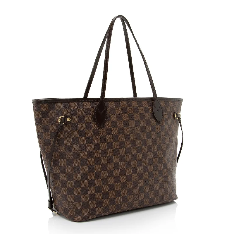 Louis Vuitton Twist bags with a snakeskin - effect panel for a bold lookLouis Vuitton Damier Ebene Neverfull MM Tote (MLh1LQ)