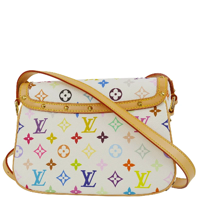 Ladies Louis Vuitton Petite Malle bags in a pastel color for a soft lookLouis Vuitton 2000s Multicolor Sologne Shoulder Bag M92661