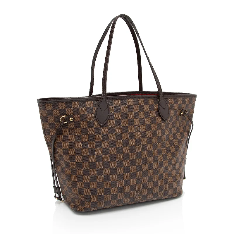 Louis Vuitton Alma bags with a monogram - embossed leather surfaceLouis Vuitton Damier Ebene Neverfull MM Tote (DzSy4A)