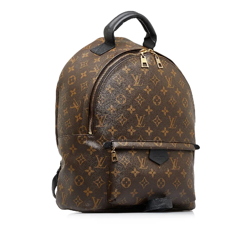 Ladies Louis Vuitton Petite Malle bags with a star - shaped charm for cutenessLOUIS VUITTON Monogram Palm Springs MM Backpack