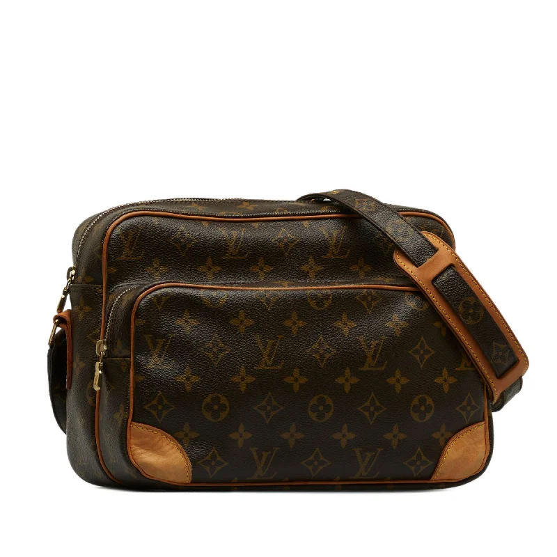 Louis Vuitton tote bags with a spacious interior and multiple pocketsLOUIS VUITTON Monogram Nil Crossbody Bag